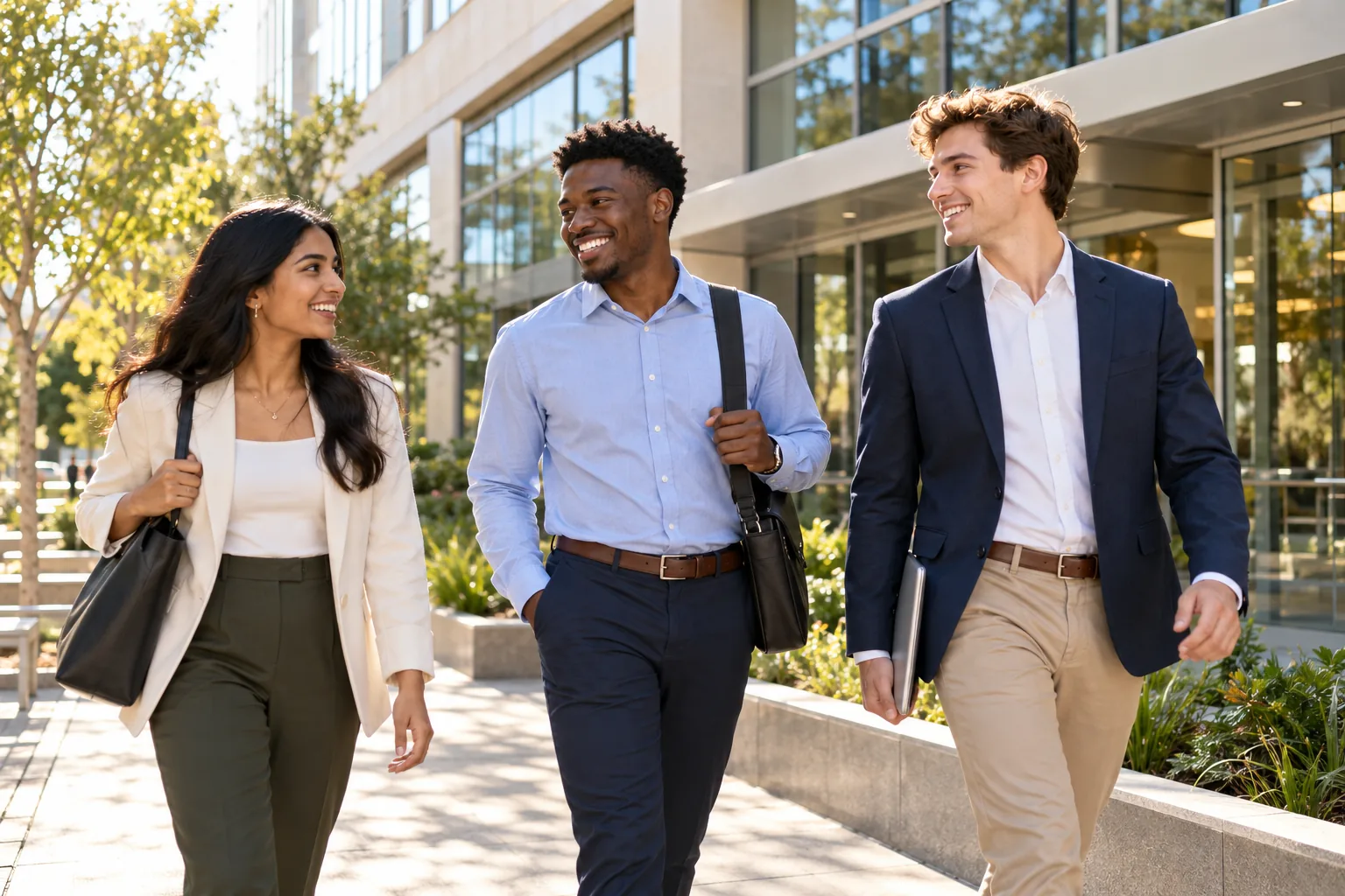 New graduates heading to their first job
